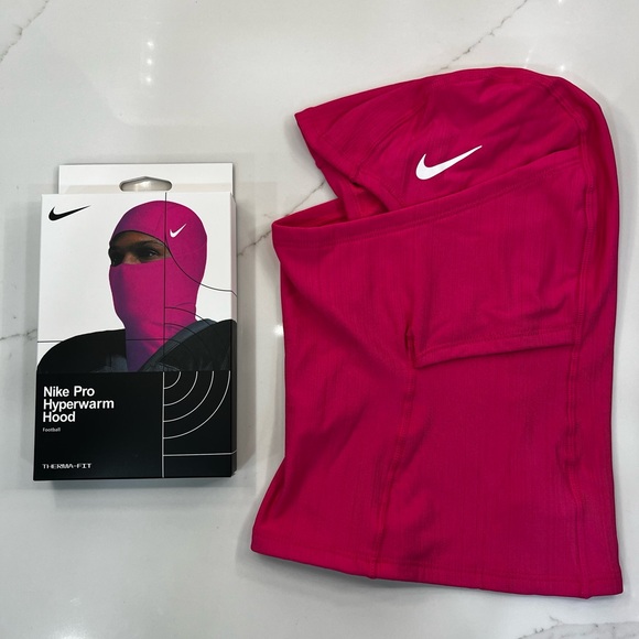 Nike Pro Hyperwarm Pink Hood Ski Mask - Picture 1 of 5
